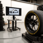 Dynamic testing equipment for tire tread compounds